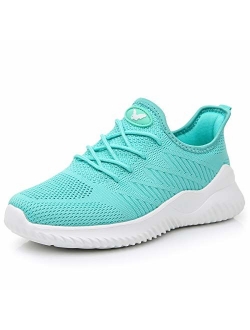 JARLIF Women's Memory Foam Slip On Walking Tennis Shoes Lightweight Gym Jogging Sports Athletic Running Sneakers US5.5-10