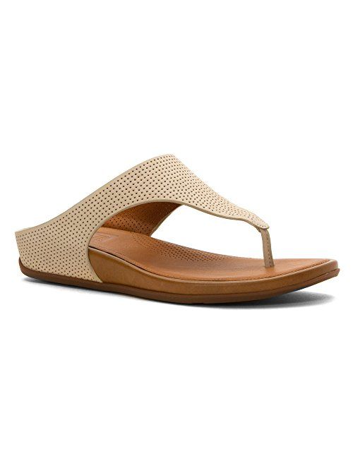 FitFlop Women's Banda Micro Crystal Toe Post Flip Flop