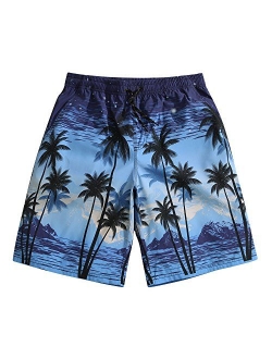 SULANG Men's Board Shorts Slim Fit Ultra Quick Dry No Mesh Lining