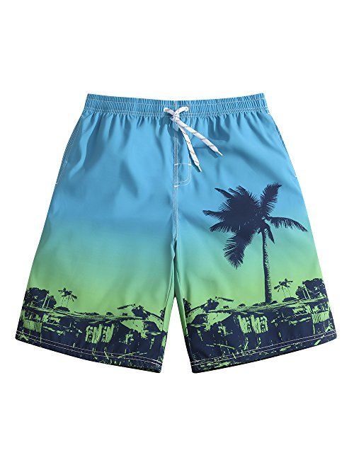 SULANG Men's Board Shorts Slim Fit Ultra Quick Dry No Mesh Lining