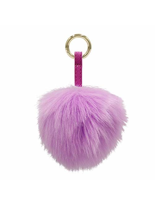 Aiphamy Faux Fur Pom Pom Keychain Purse Bag Charm Fluffy Ball Key Chain for Women