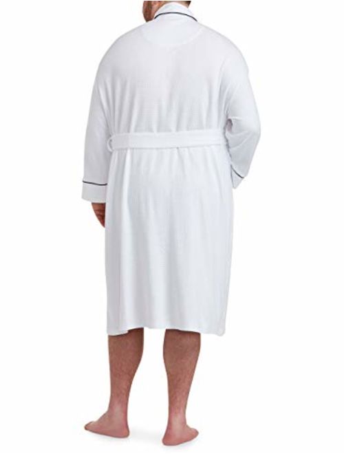 Amazon Essentials Men's Big and Tall Lightweight Shawl Robe fit by DXL