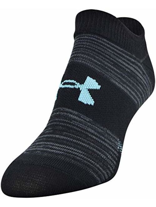 Under Armour Women's Essential 2.0 No Show Socks, 6-Pair