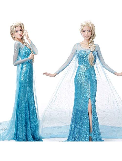 Princess Dress Women Girls Halloween Cosplay Costume Fancy Party Dress Up