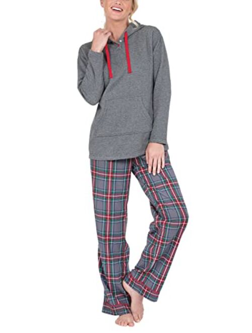 PajamaGram Womens Pajamas Soft Cotton - Winter Pajamas for Women