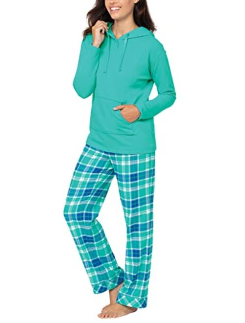 PajamaGram Womens Pajamas Soft Cotton - Winter Pajamas for Women