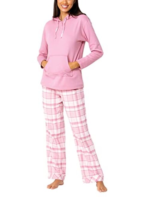 PajamaGram Womens Pajamas Soft Cotton - Winter Pajamas for Women