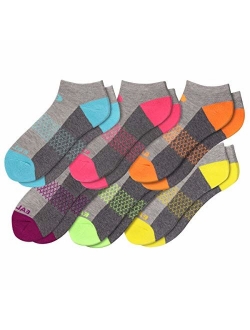 Eallco Womens Ankle Socks 6 Pairs Running Athletic Cushioned Socks