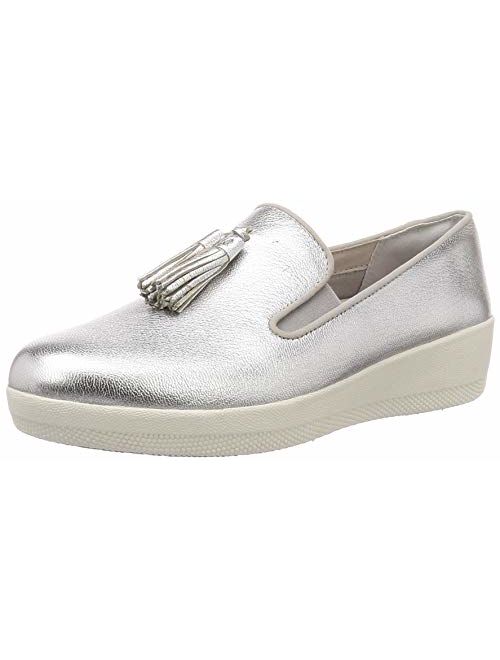 FitFlop Women's Tassel Superskate Leather Loafer