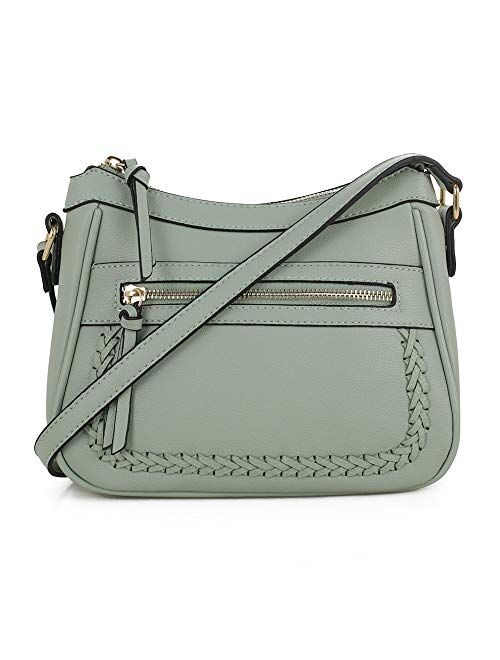 EMPERIA Elva Vegan Leather Crossbody Bag Purse for Woman