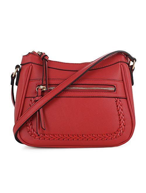 EMPERIA Elva Vegan Leather Crossbody Bag Purse for Woman