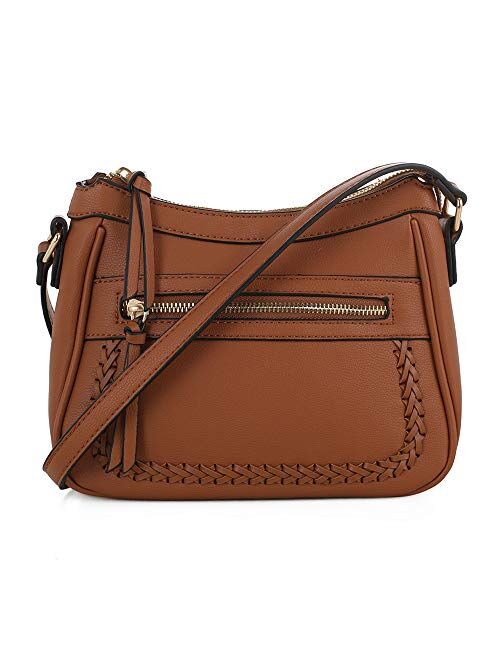 EMPERIA Elva Vegan Leather Crossbody Bag Purse for Woman