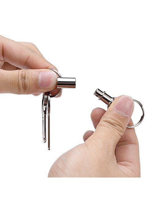 eBoot Detachable Pull Apart Key Rings Keychains (2 Pack)