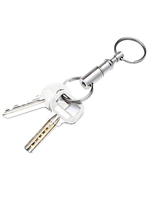 eBoot Detachable Pull Apart Key Rings Keychains (2 Pack)