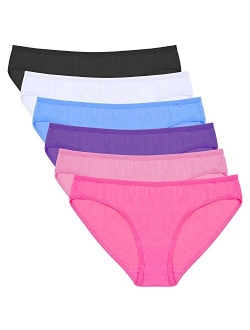 Women's Breathable Cotton Bikini Panties Pack of 6