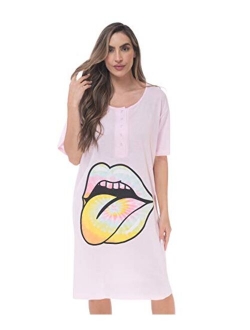 Just Love Short Sleeve Nightgown Sleep Dress for Women