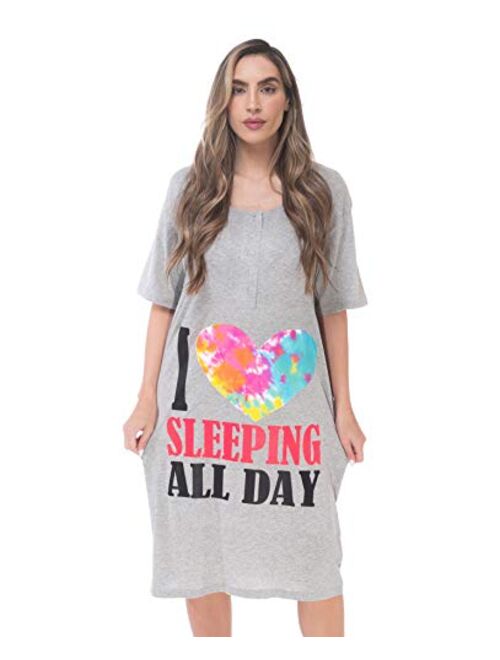 Just Love Short Sleeve Nightgown Sleep Dress for Women