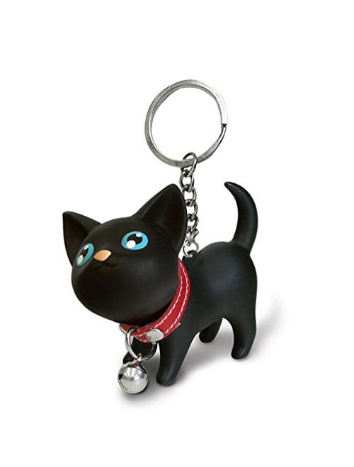 JOYJULY Cat Kitten Keyrings Key Chains for Car Keys Kawaii Adorable Bag Pendant Toy,Gift Idea for Girls, Women and Men