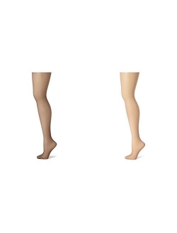 Women's Control Top Sheer Toe Silk Reflections Panty Hose