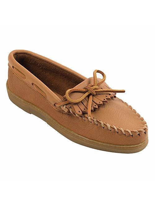 Minnetonka Women's Moosehide Fringed Kilty Moccasin