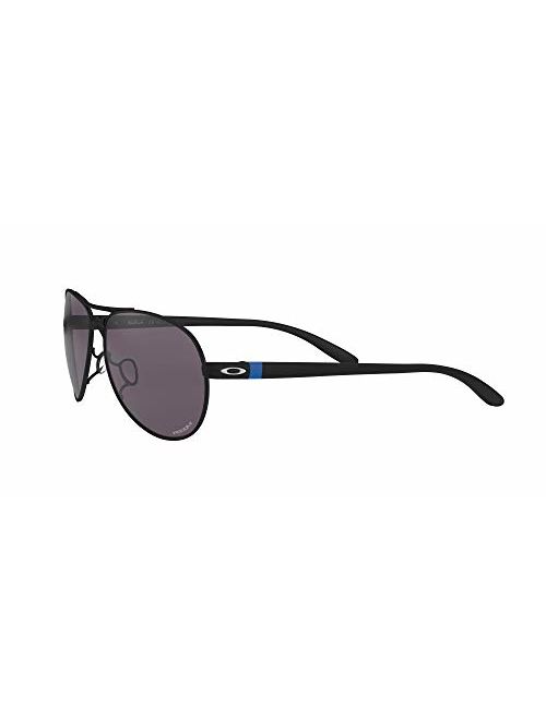 Oakley Women's Oo4079 Feedback Metal Polarized Aviator Sunglasses