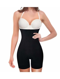 Women Waist Trainer Shapewear Tummy Control Body Shaper Shorts Hi-Waist Butt Lifter Thigh Slimmer