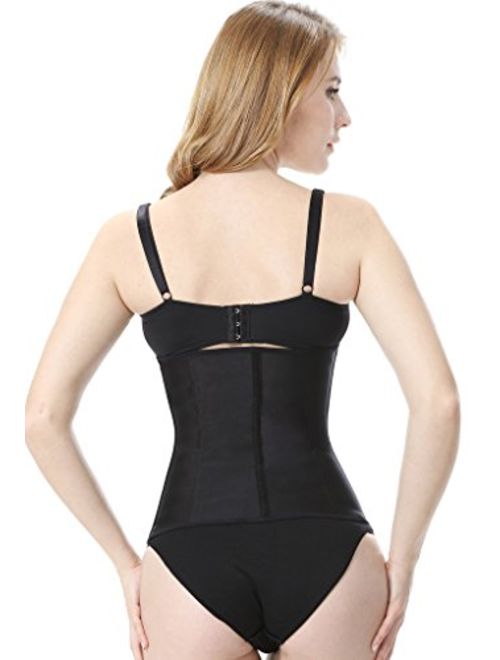 Everbellus Latex Waist Trainer Corset Hourglass Body Shaper for Women