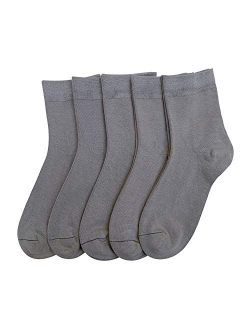 Women Casual Socks Bamboo Thin sock Ankle Breathable Odor Resistant Sock 5 Pairs