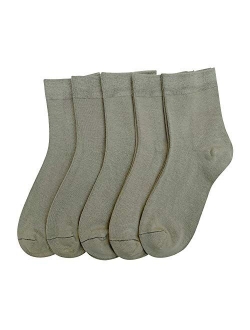 Women Casual Socks Bamboo Thin sock Ankle Breathable Odor Resistant Sock 5 Pairs