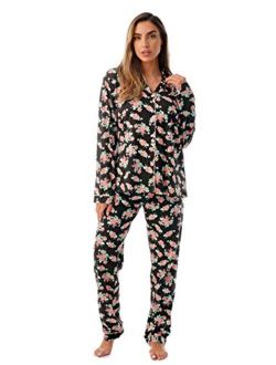 Just Love Long Sleeve Flannel Pajama Sets for Women