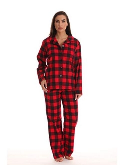 Just Love Long Sleeve Flannel Pajama Sets for Women