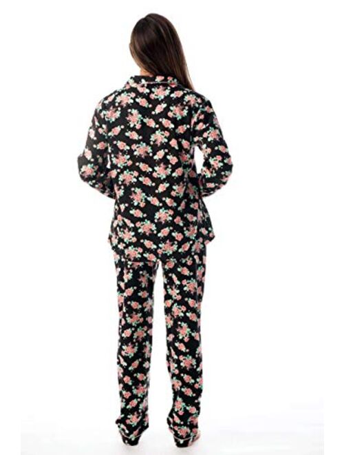 Just Love Long Sleeve Flannel Pajama Sets for Women