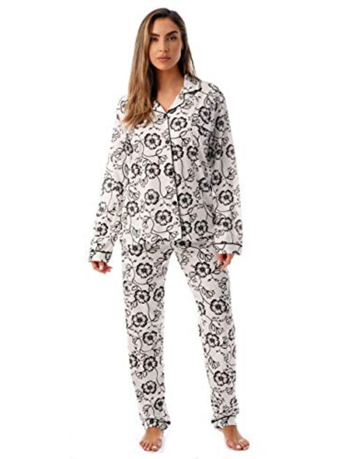 Just Love Long Sleeve Flannel Pajama Sets for Women