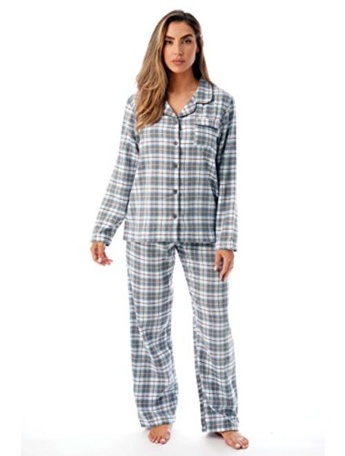 Just Love Long Sleeve Flannel Pajama Sets for Women