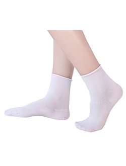 6 or 12 Pair Women's Ultra Thin Cotton Summer Ankle Crew Socks