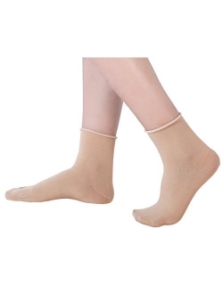 6 or 12 Pair Women's Ultra Thin Cotton Summer Ankle Crew Socks