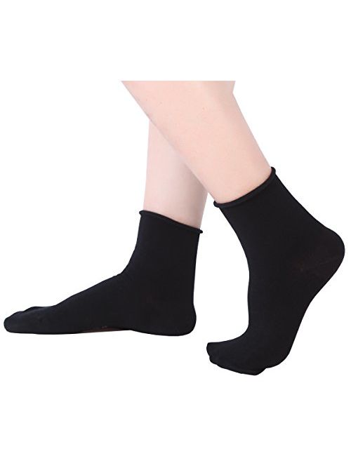 6 or 12 Pair Women's Ultra Thin Cotton Summer Ankle Crew Socks