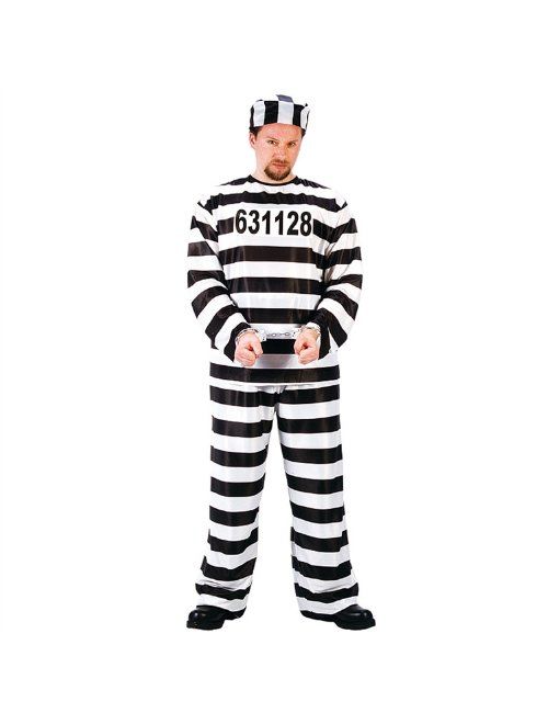 FunWorld Jailbird Or Prisoner Costume