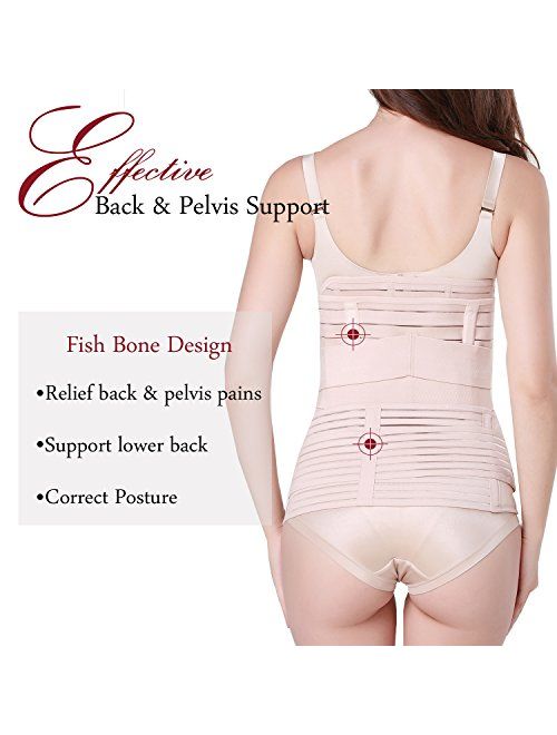 TiRain 3 in 1 Postpartum Support - Recovery Belly/Waist/Pelvis Belt Shapewear