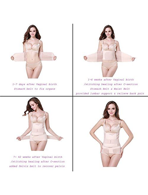 TiRain 3 in 1 Postpartum Support - Recovery Belly/Waist/Pelvis Belt Shapewear