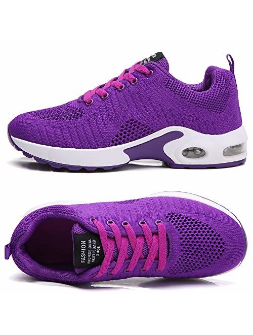 TSIODFO Women Sport Running Shoes Gym Jogging Athletic Sneakers