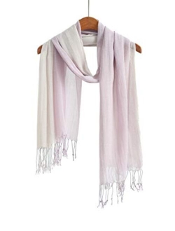 Jeelow Lightweight Scarves Fashion Light Shawl Beach Wrap Head Scarf For Women