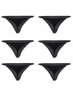 Closecret Cotton G-String, Women Panties Simple Thongs Lightweight Multi-Pack G-String&T-Back