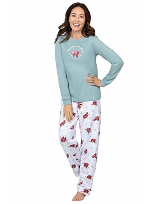 PajamaGram Women Pajamas Set Cotton - Women PJ Sets