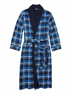 KingSize Men's Big and Tall Jersey-Lined Flannel Robe