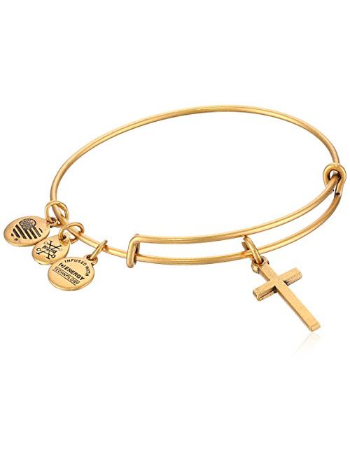 Alex and ANI Womens Cross II EWB Bangle Bracelet, Expandable