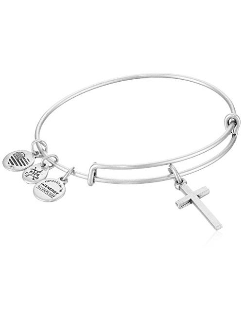 Alex and ANI Womens Cross II EWB Bangle Bracelet, Expandable