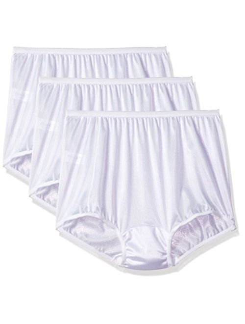 Buy Carole Brand Women S Classic Nylon Panties Full Cut Briefs Pack Of 3 Online Topofstyle