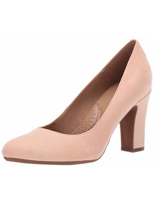 Aerosoles - Women's Octagon Heel - Round Toe Fashion Dress Pump with Memory Foam Footbed