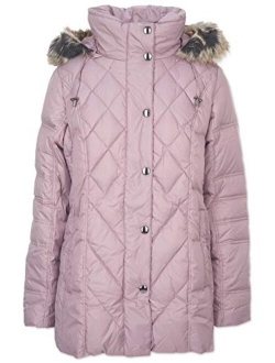 Women's Diamond Quilted Down Coat